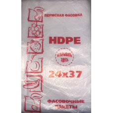 Фасовка 24*37  «Фрукты» красный