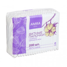Амра ватные  палочки 200 шт, п/пакет